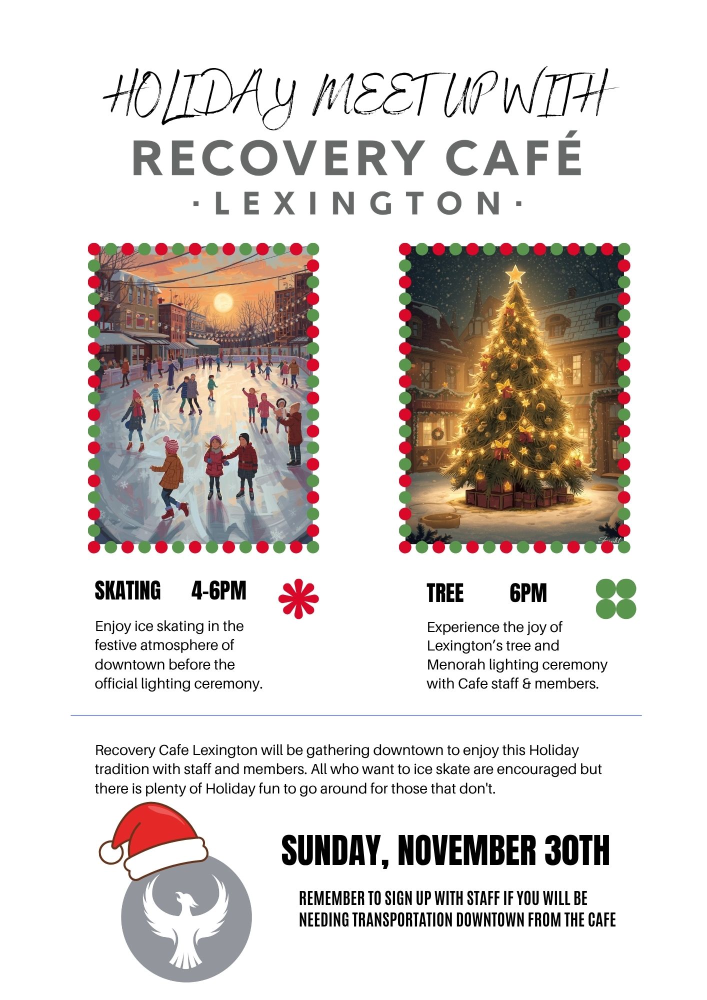 ice skating with members